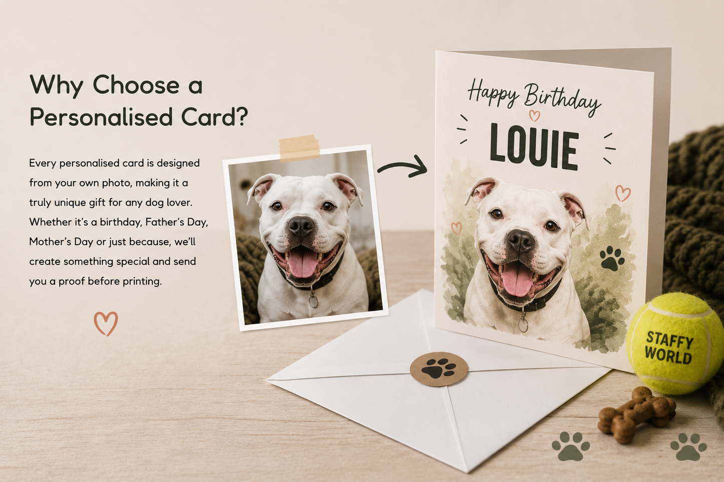 Your Dog. Your Card. – Personalised Greeting Card