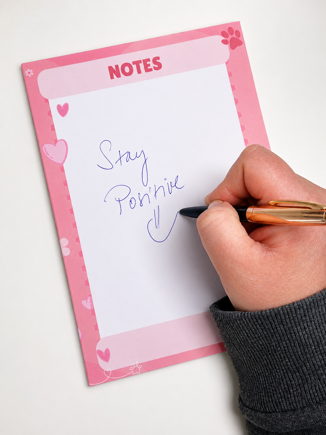 Pink Staffy A5 Notepad